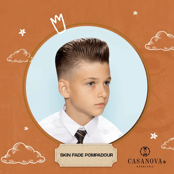Skin Fade Pompadour