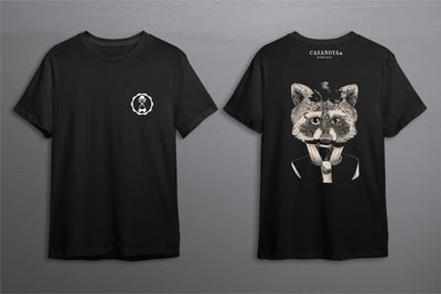 Camiseta Guaxinim Preta