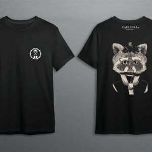 Camiseta Guaxinim Preta