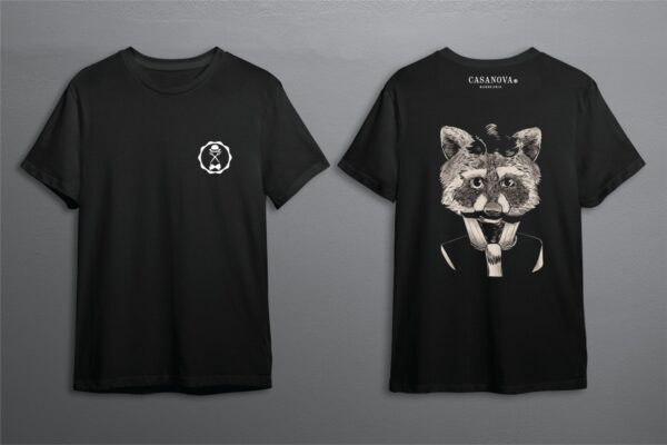 Camiseta Guaxinim Preta